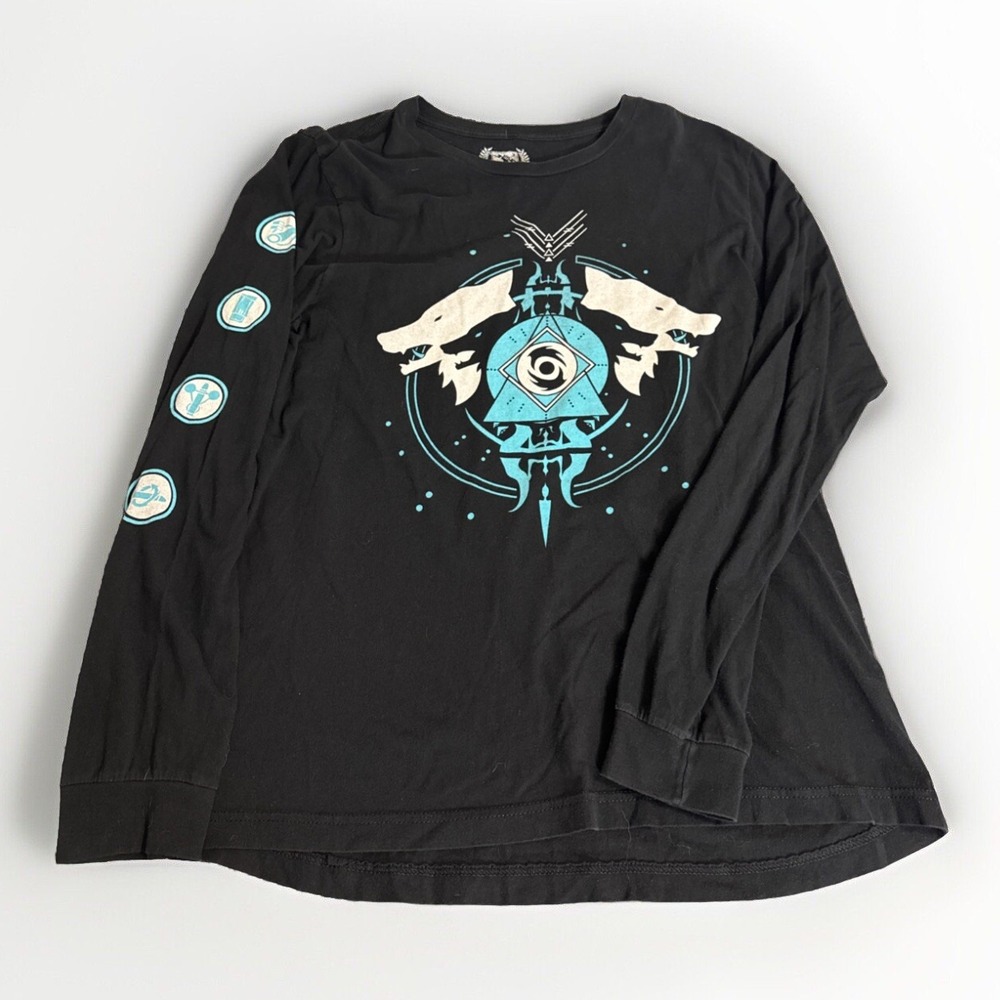 Bungie Destiny Frightening Power Long Sleeve Shirt Braytech Men's Size Large